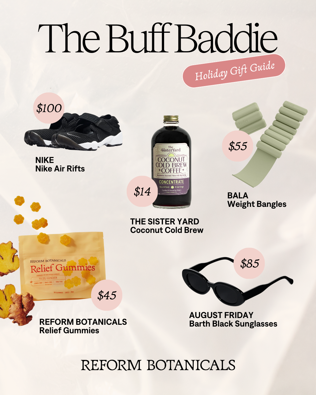 Our holiday gift guide: The Buff Baddie