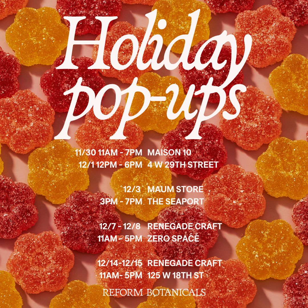 Our upcoming holiday pop-up events!🎄