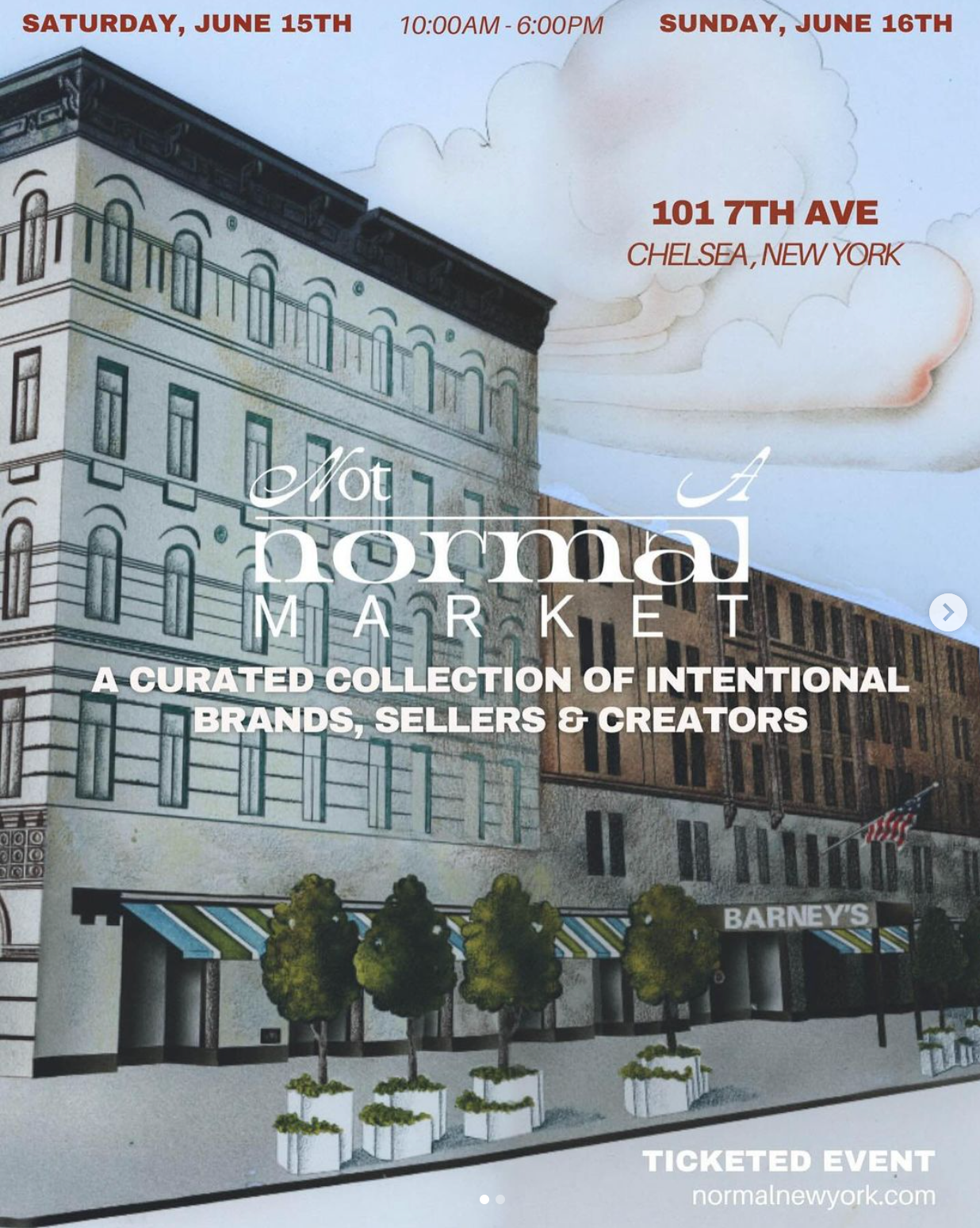 Shop vintage, art, and more at NORMAL NYC's vendor market on June 15th + 16th!