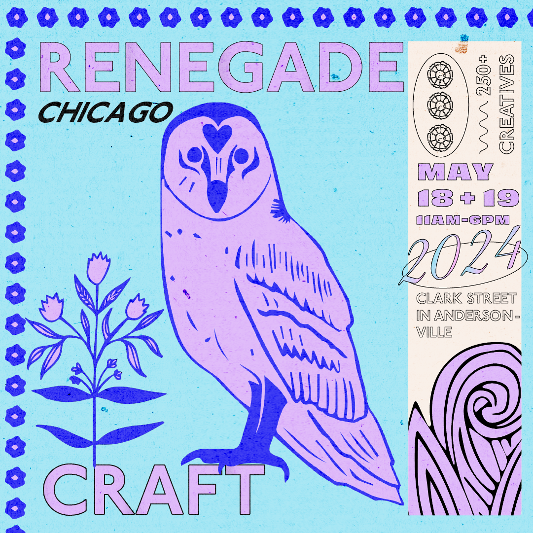 CHICAGO!! We're finalllllly here. Join us at Renegade Craft this weekend!